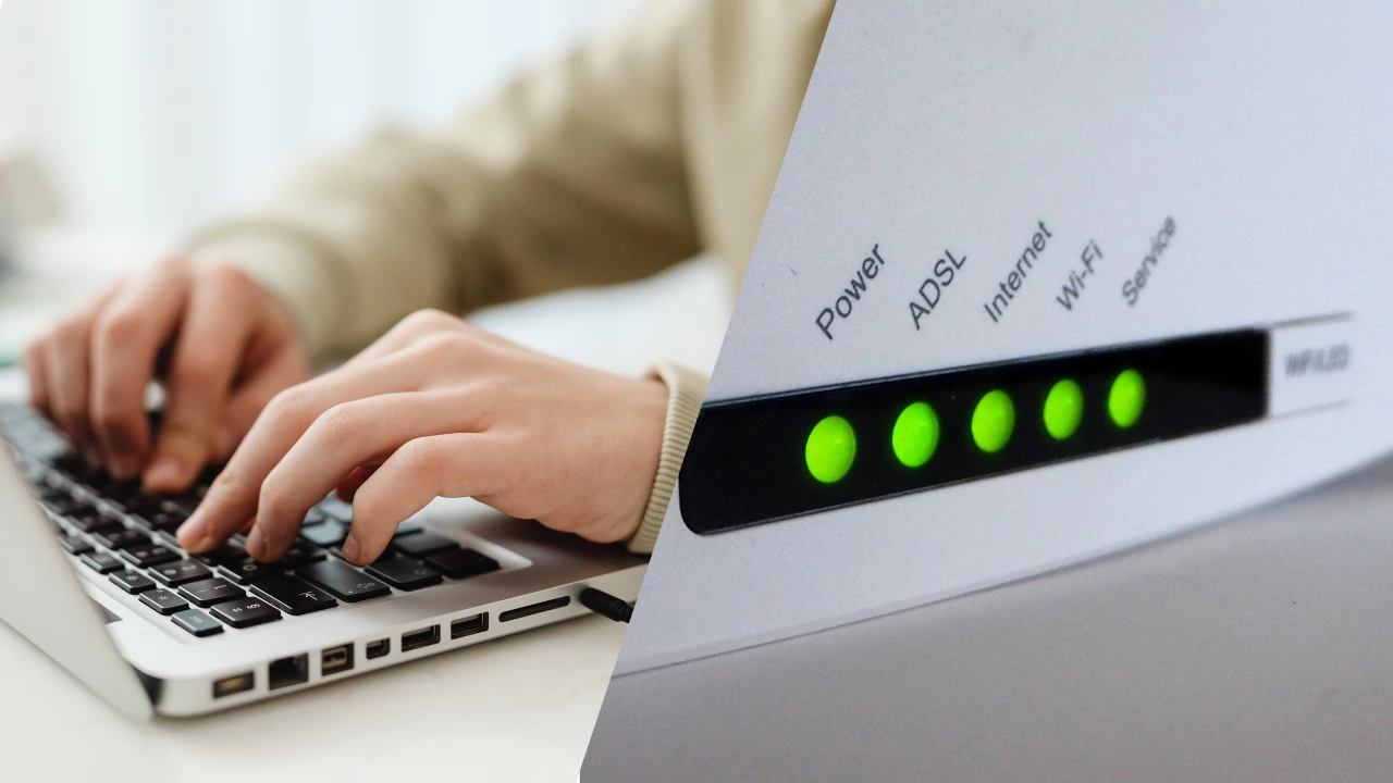 Laptop internet modem