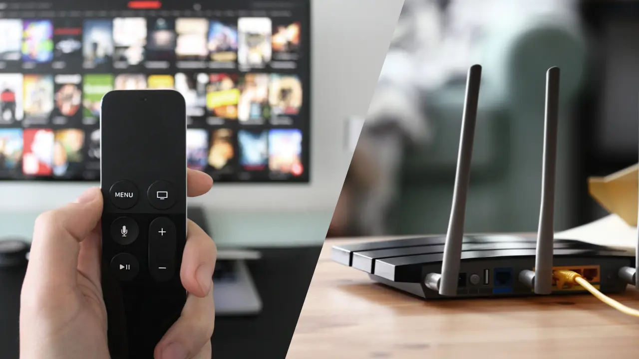 televisie streaming en wifi router