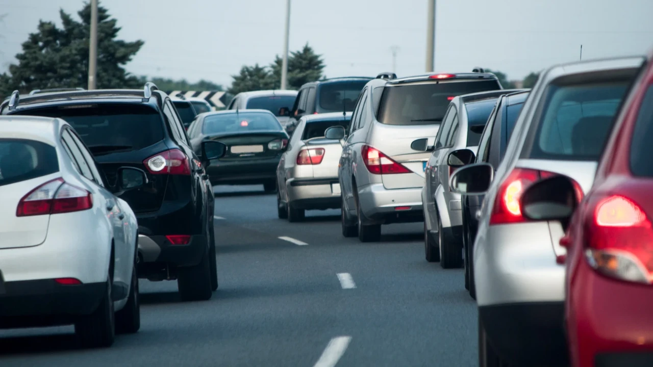 File op de weg zwarte zaterdag autofile