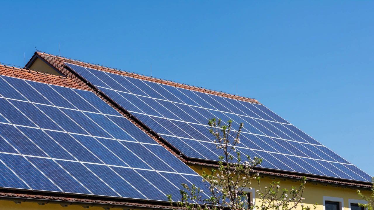 Dak zonnepanelen woning