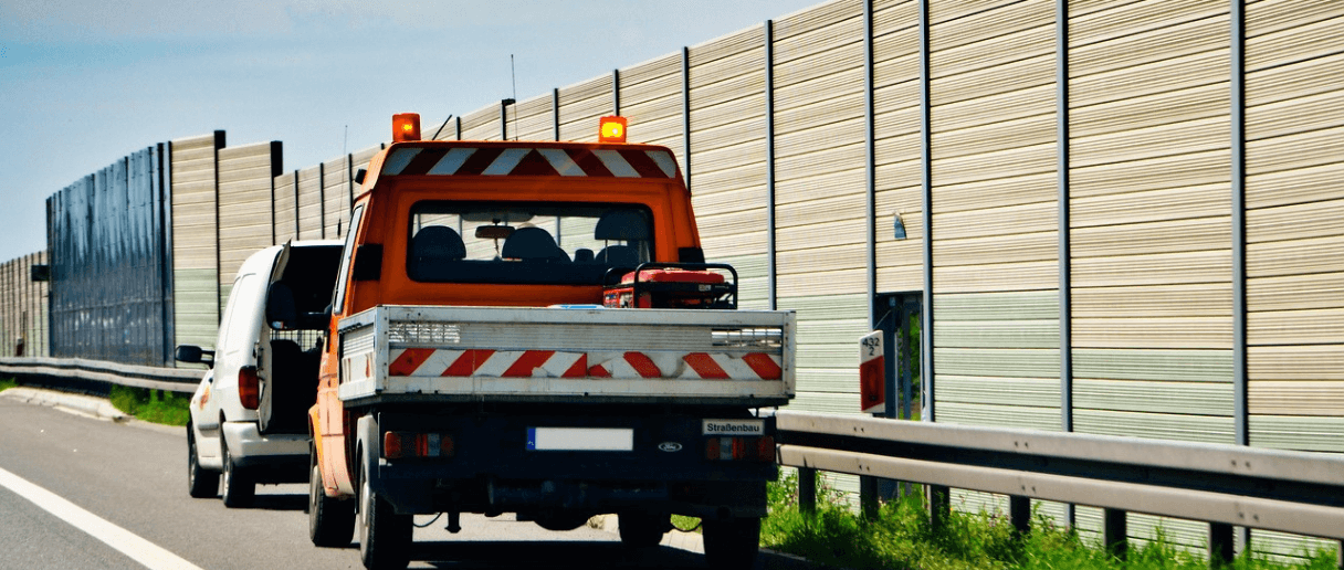 Pech op de snelweg